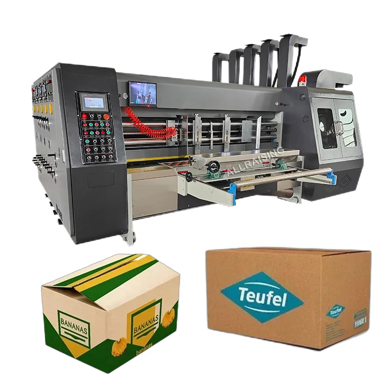 Paper Carton Box Cutting And Printing Machines Carton Box Making Machine Carton Printing Slotting Die-Cutting Machine