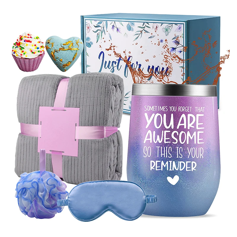 Encouragement Stress Relief Care Get Well Soon Gifts Shower Body Care Bath Spa Gift Basket Sets Customize For Women