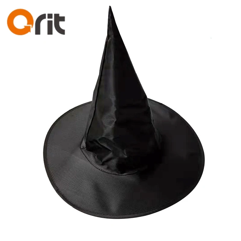 New Party And Carnivals Costume Accessory Halloween hat black oxford cloth wizard hat makeup costume props witch hat