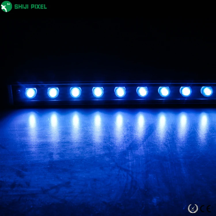 SHIJI Outdoor Facade Lighting LED Bar 3D Tube Light DMX512 RDM LED Uplights IP67 RGBW LED Wall Washer Light