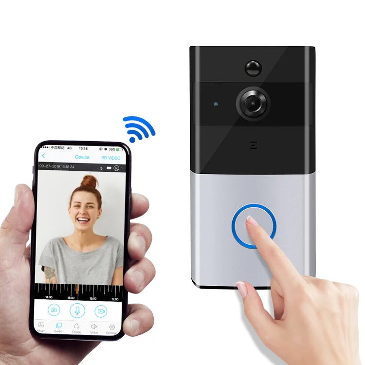 Умный беспроводной дверной звонок Zoray с Wi-Fi и