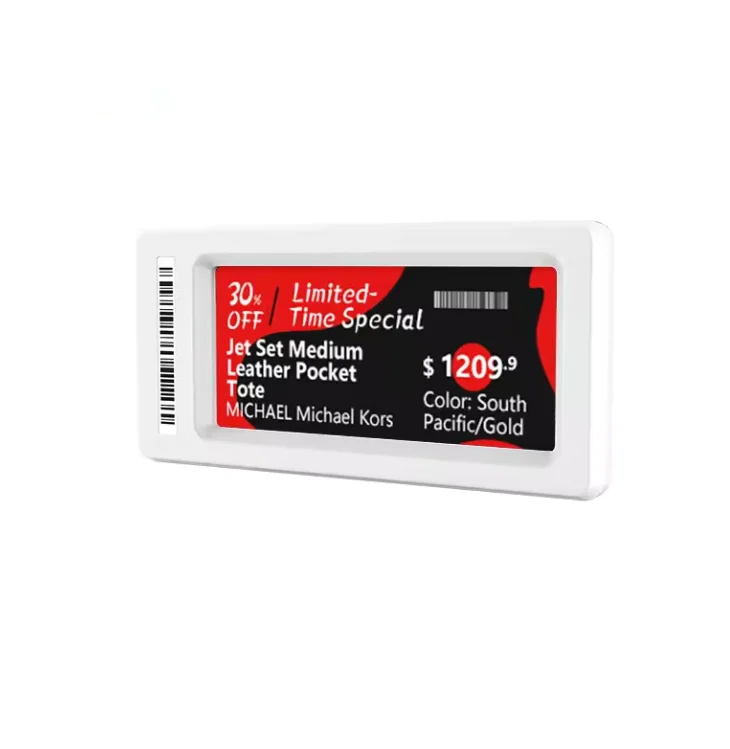 ESL electronic price tags for supermarket 2.66 inch Electronic shelf label for stores ESL shelf talker Digital price label