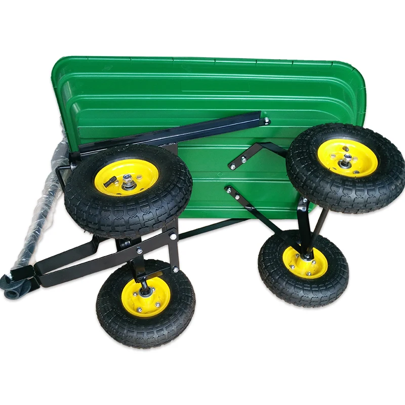Heavy Duty Plastic Wheelie Garden Dump Cart
