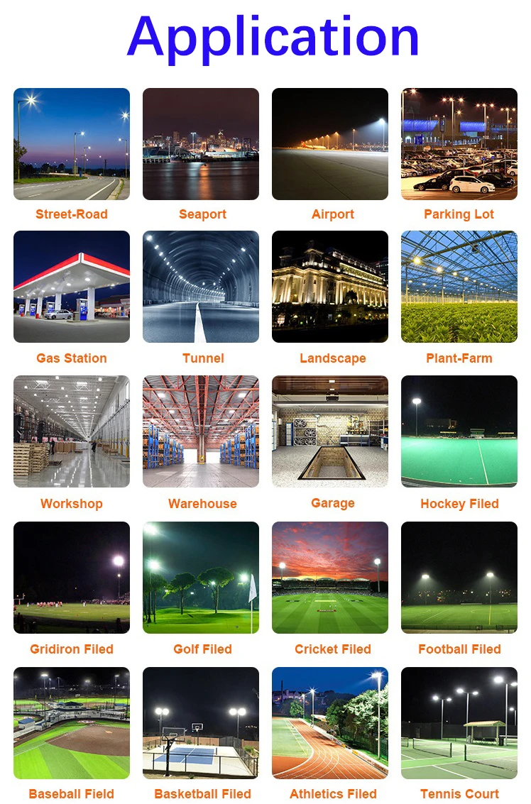 Energy Saving High Lumen IP65 Waterproof Outdoor Led Floodlights SMD 10W 20W 30W 50W 100W 150W 200W 300W 400W Led Flood Light