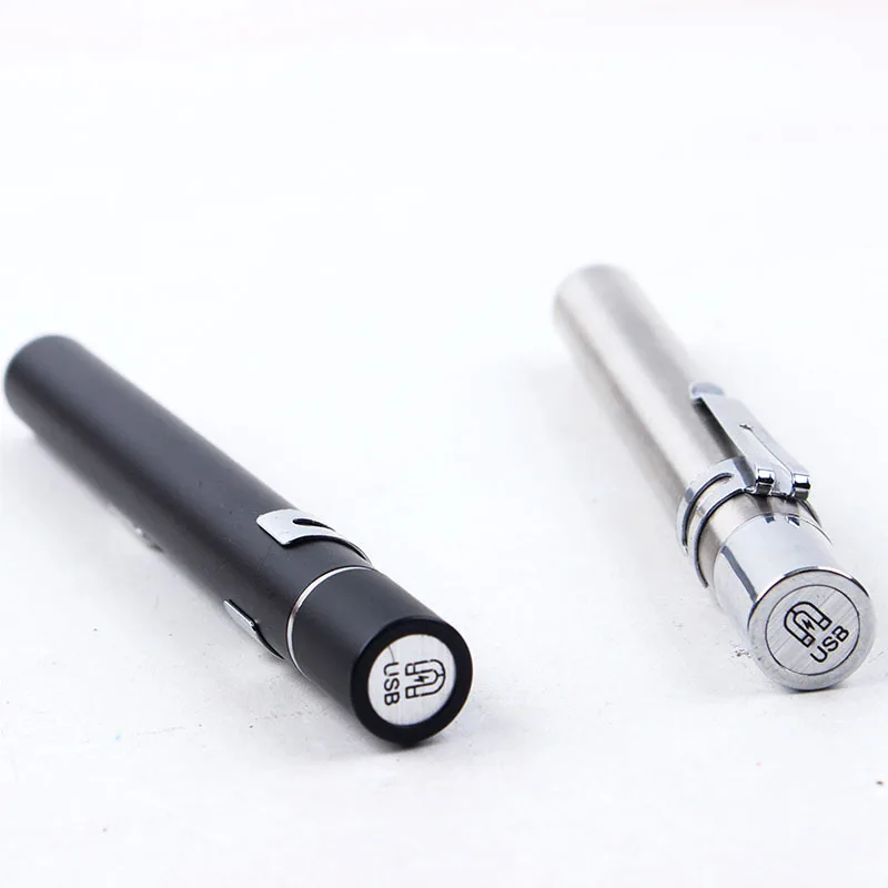 USB Rechargeable LED Penlight Flashlight for Nurses Doctors Warm/White Light Pupil Gauge Ruler Pocket Clip Nursing Student Gifts