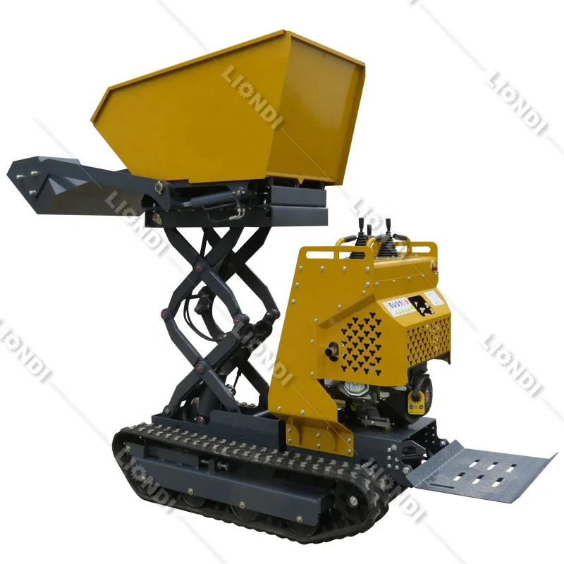 Mini Small Crawler Loader Dumper Self Loading Small Truck 500kg 1500kg Mini Dumper