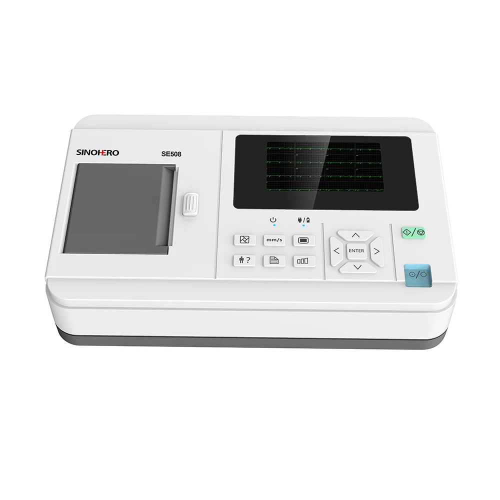 New product SE508 ecg machine 3 channel digital electrocardiograph ekg machine price 12 lead ecg machine