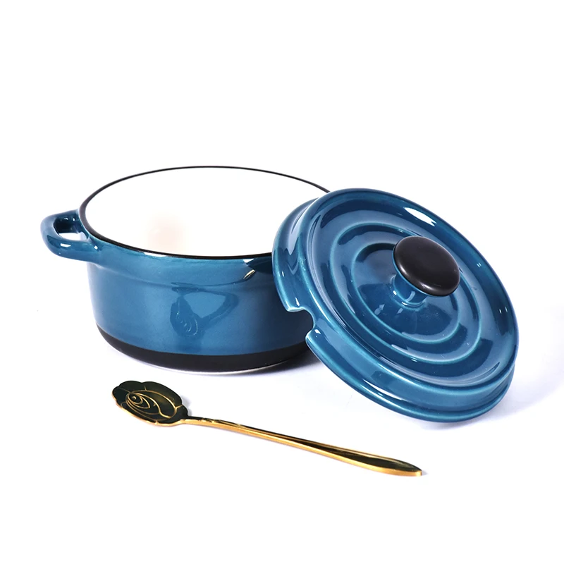 Wholesale Factory wholesale spice bowl set Salt Crock Ceramic Seasoning Pot