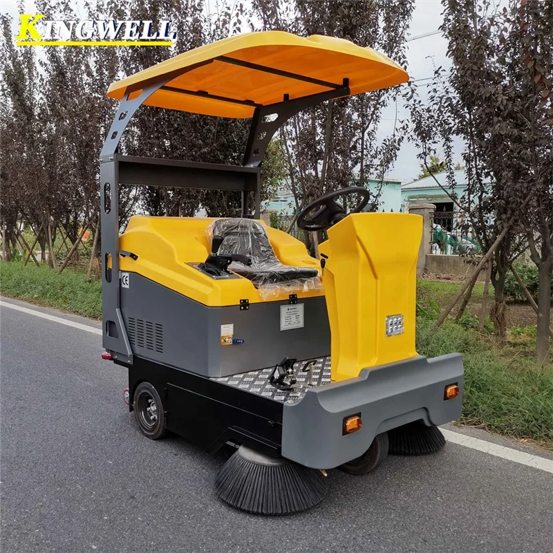 KW-1400C Excellent Quality Electric Floor Sweeper China Road Sweeper