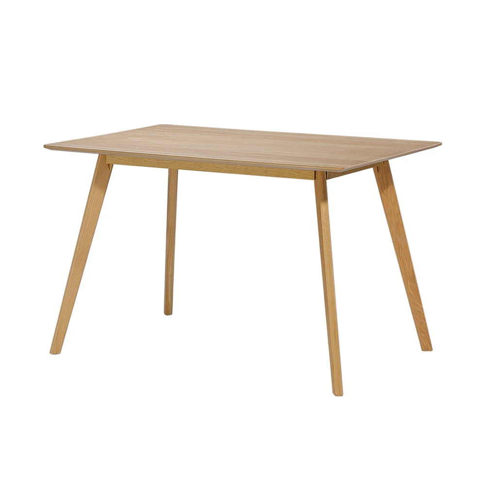 Современный дизайнерский обеденный стол из МДФ, деревянный обеденный стол из дубового шпона, обеденный стол из дуба Lges - 9511 дуб