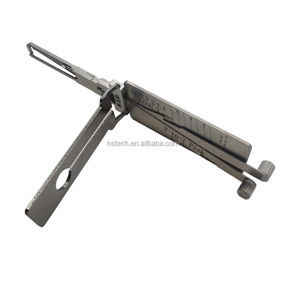 Original Lishi 2 In 1 HAVAL 2    GEELY2  Lock Pick and Decoder Together Auto Pick Sets Tools Used