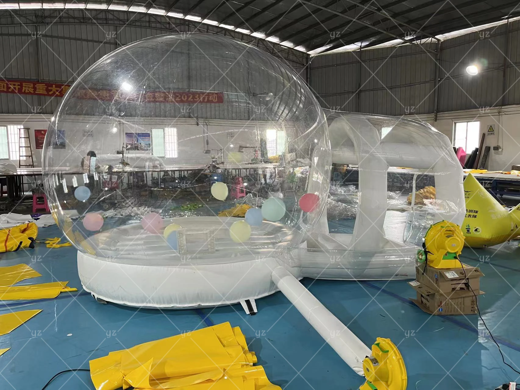 Outdoor 3 meters inflatable bubble house tent balloon transparent PVC bubble bounce house