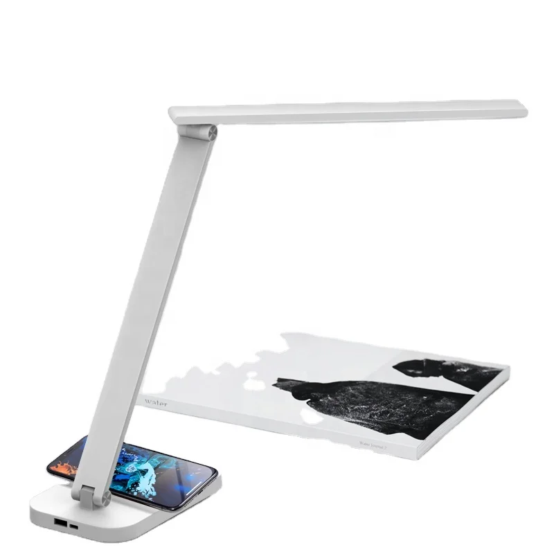 Modern ABS Lamp Body LED Desk Lamp Home Decoration with Rotary Eye Protection Battery Powered for Bedroom and Living Room New 80