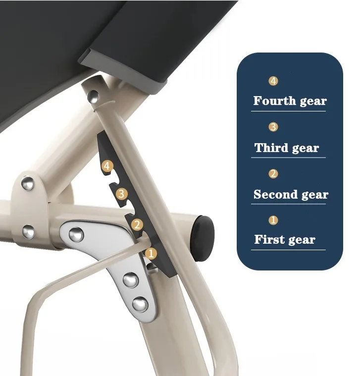 4th gear adjustable lightweight camping portable metal folding camp cot bed outdoor with pillows