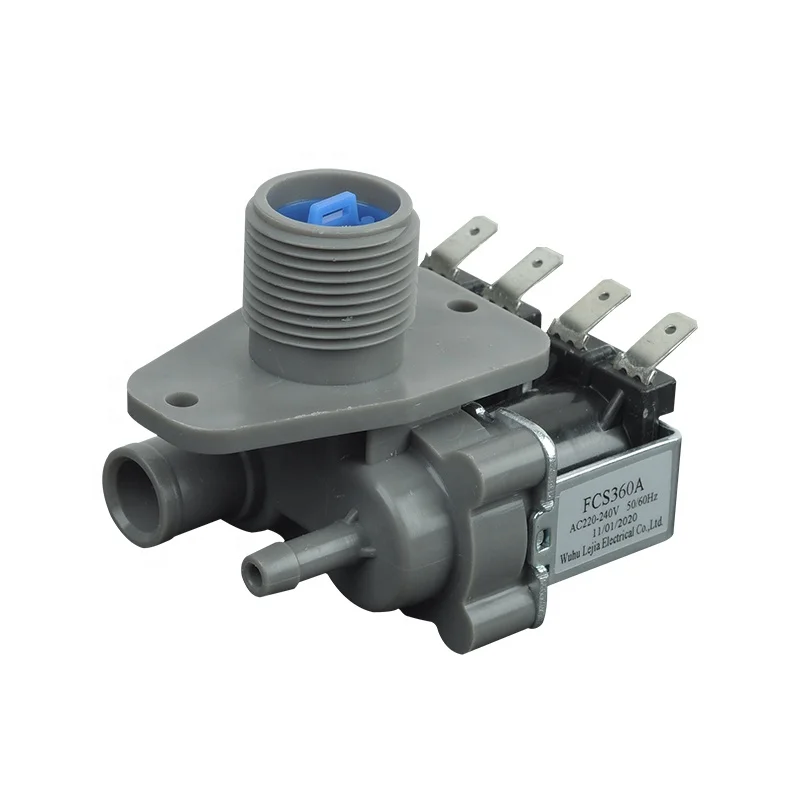 AC110-240V coil double water inlet valve  solenoid valve for washing machine washer spare part