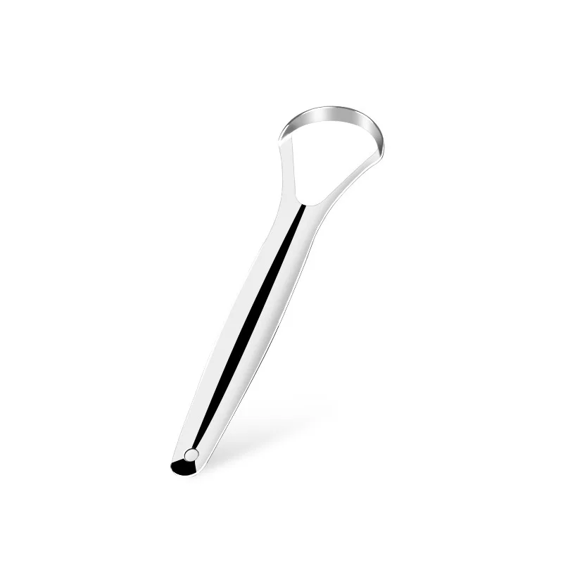 Stainless Steel Oral Care Cleaning Tongue Scraper Fresh Breath Reusable Tongue Scraper