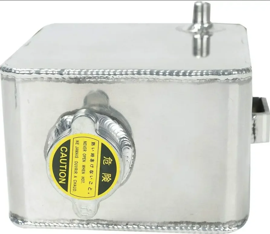 2.5L Universal Aluminum Coolant Radiator Overflow Expansion Tank Reservoir Recovery Water Tank Bottle