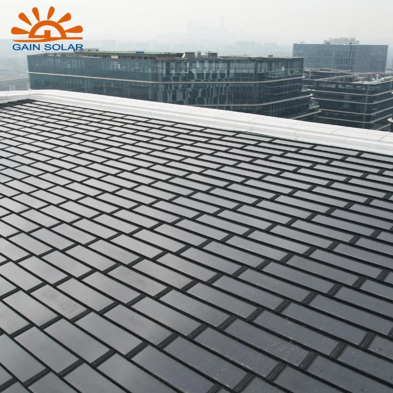 Lightweight Solar Roofing Sheet Photovoltaic Tiles BIPV Solar Roof Tiles
