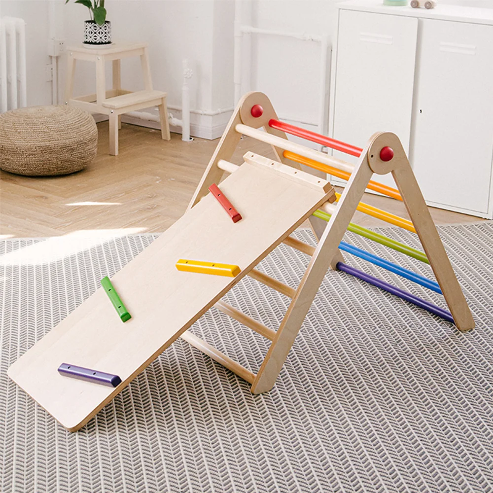 Indoor  montessori pikler set transformable adjustable dreieck triangulo pikler triangle