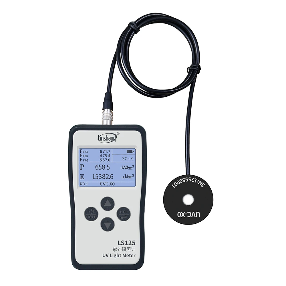 Linshang LS125 uv light meter calibration radiometer uv intensity meter light intensity meter price