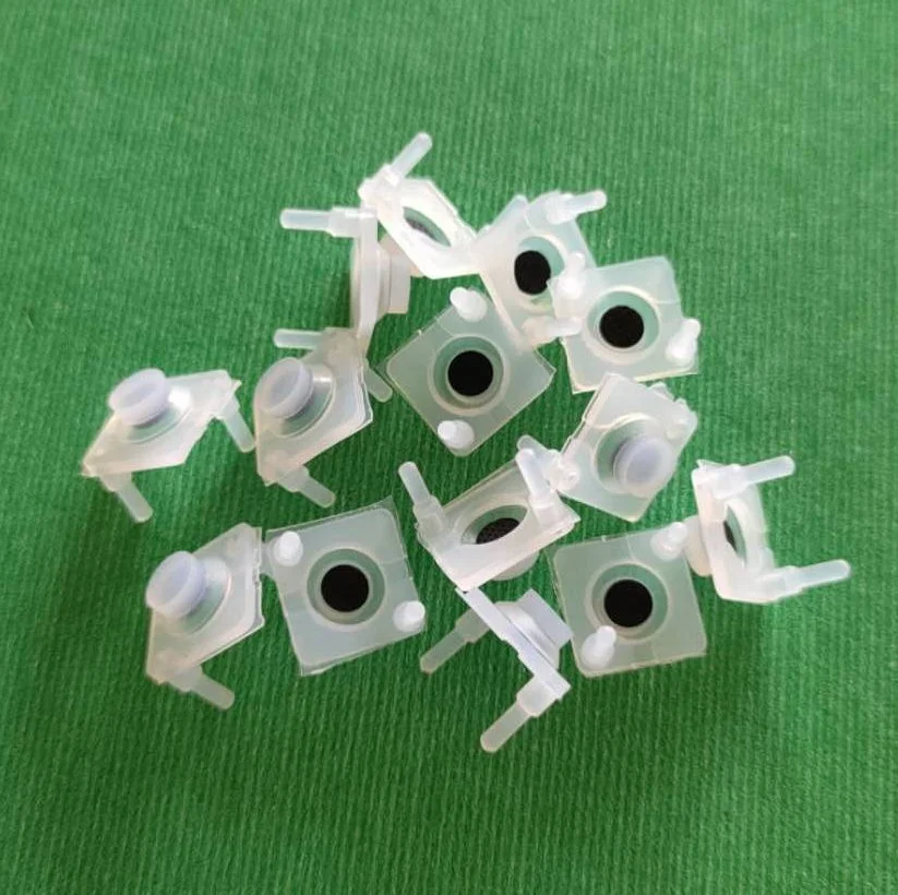 100pcs/bag Drop Shipping silicone conductive single button 10*10*5mm electronic silicone rubber keypad