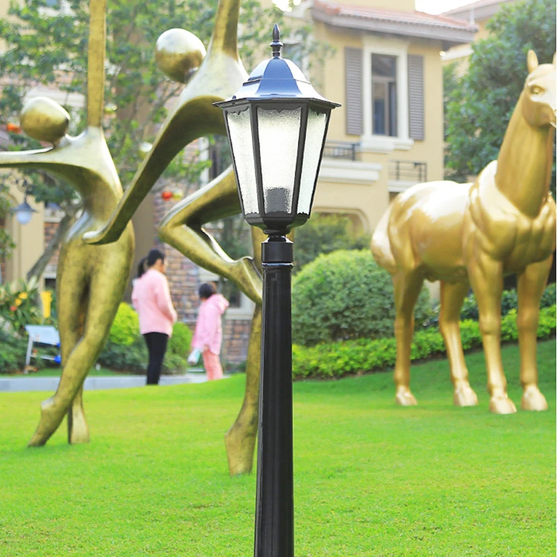 European lawn light garden light community villa landscape light outdoor waterproof street lamp retro garden lamp 3 meters