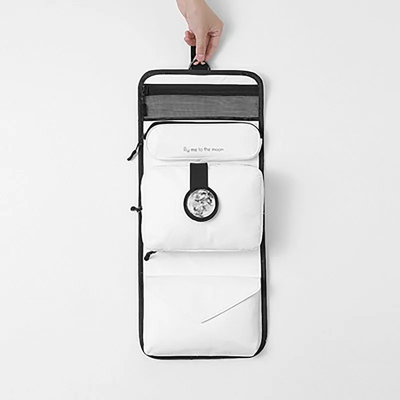 3 in 1 Unisex contracted Travel Toiletries storage bag use tyvek fabric detachable waterproof  bag with Hasp