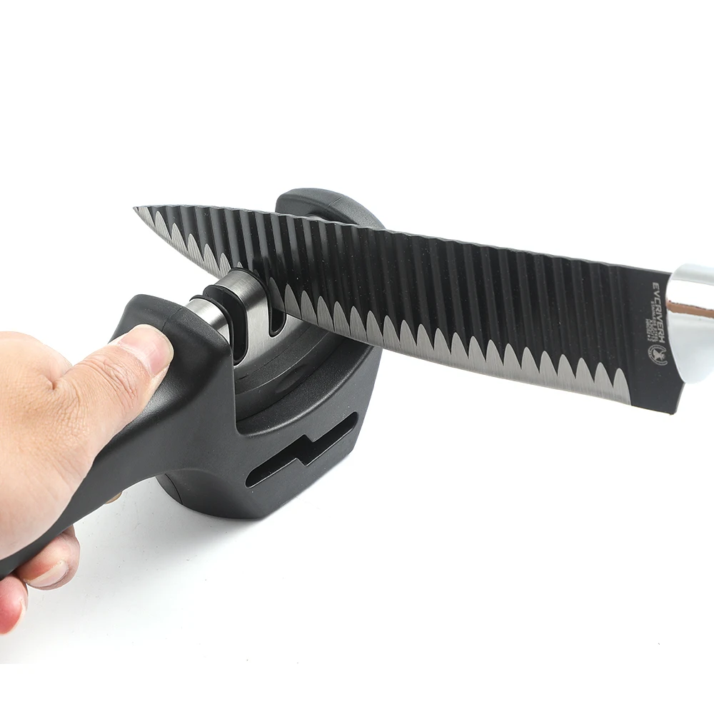 Wholesale Kitchen Small Tool Knife Accessories 3-Stage Professional Knife Sharpener
