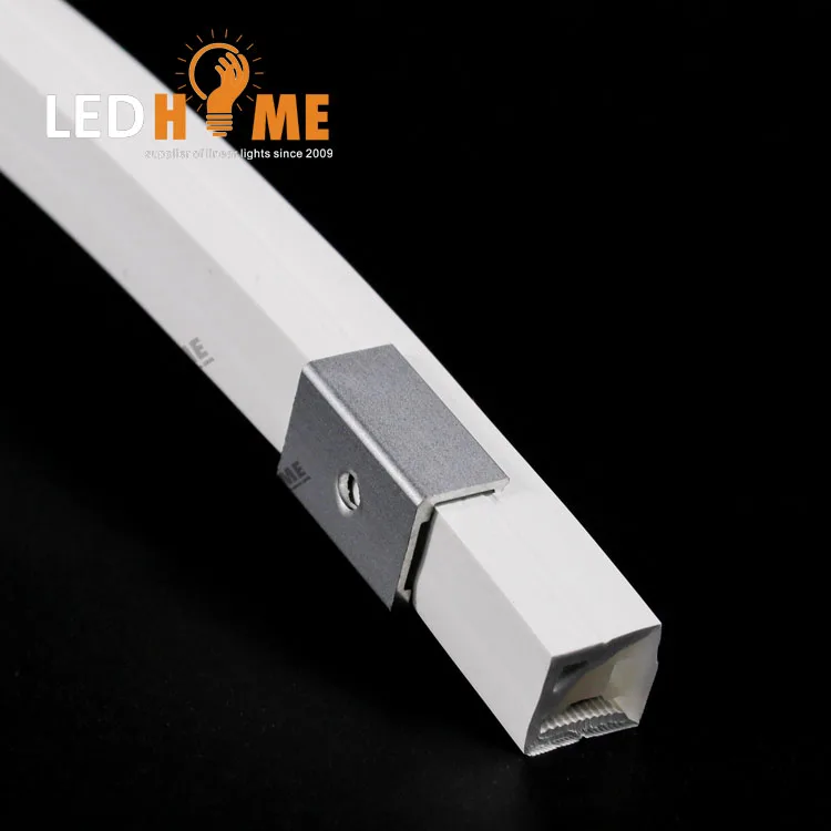 Square 12mm*12mm Waterproof IP65 IP67 flexible led silicon neon tube for indoor and outdoor decoration