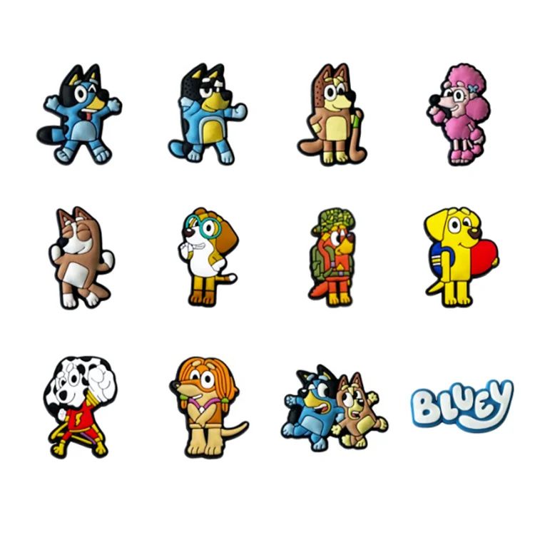 Luxury  Designer Charms PVC Croc Charms Brand Shoe Charm