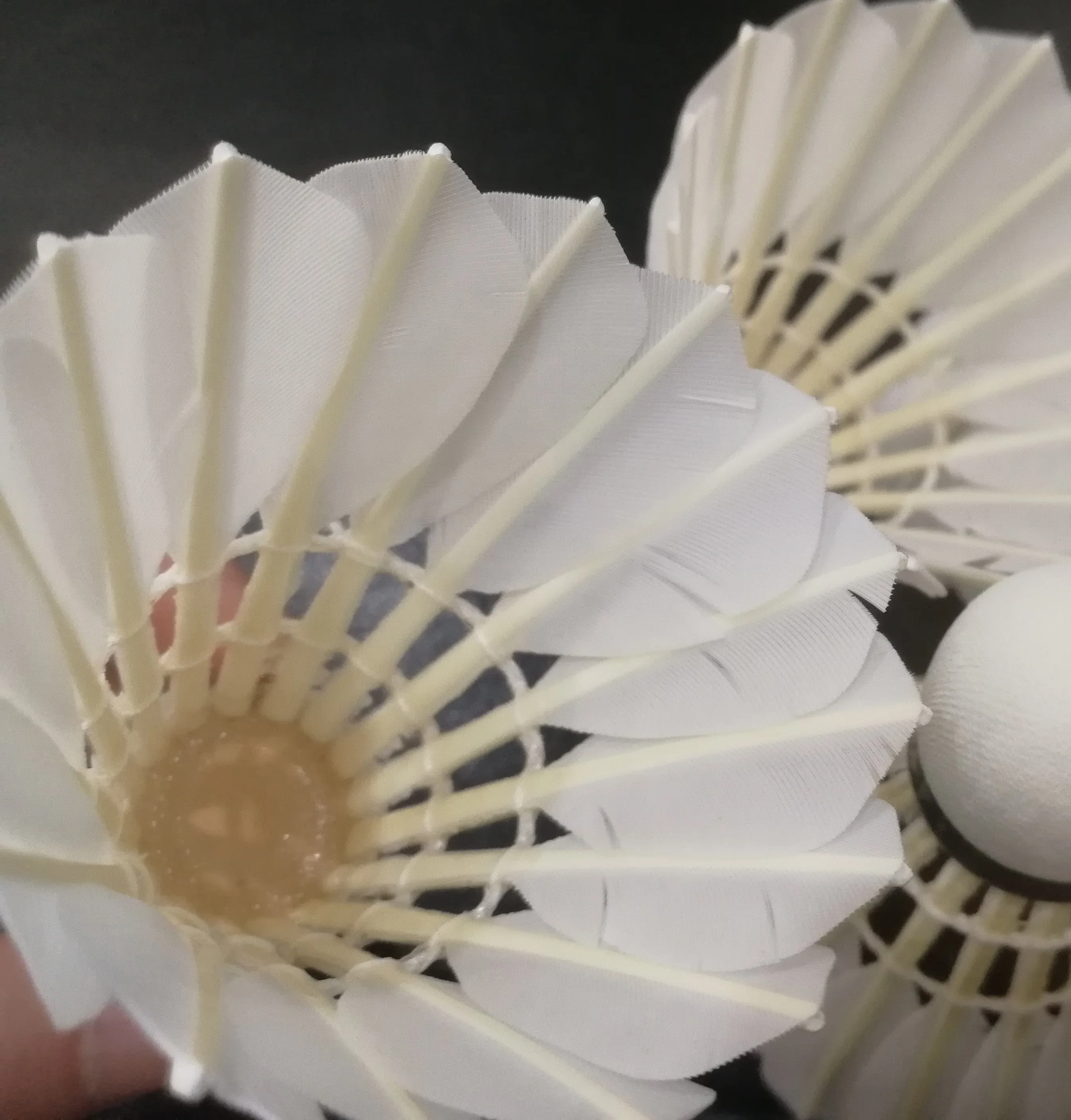 
lingmei brand most durable goose feather badminton shuttlecock 