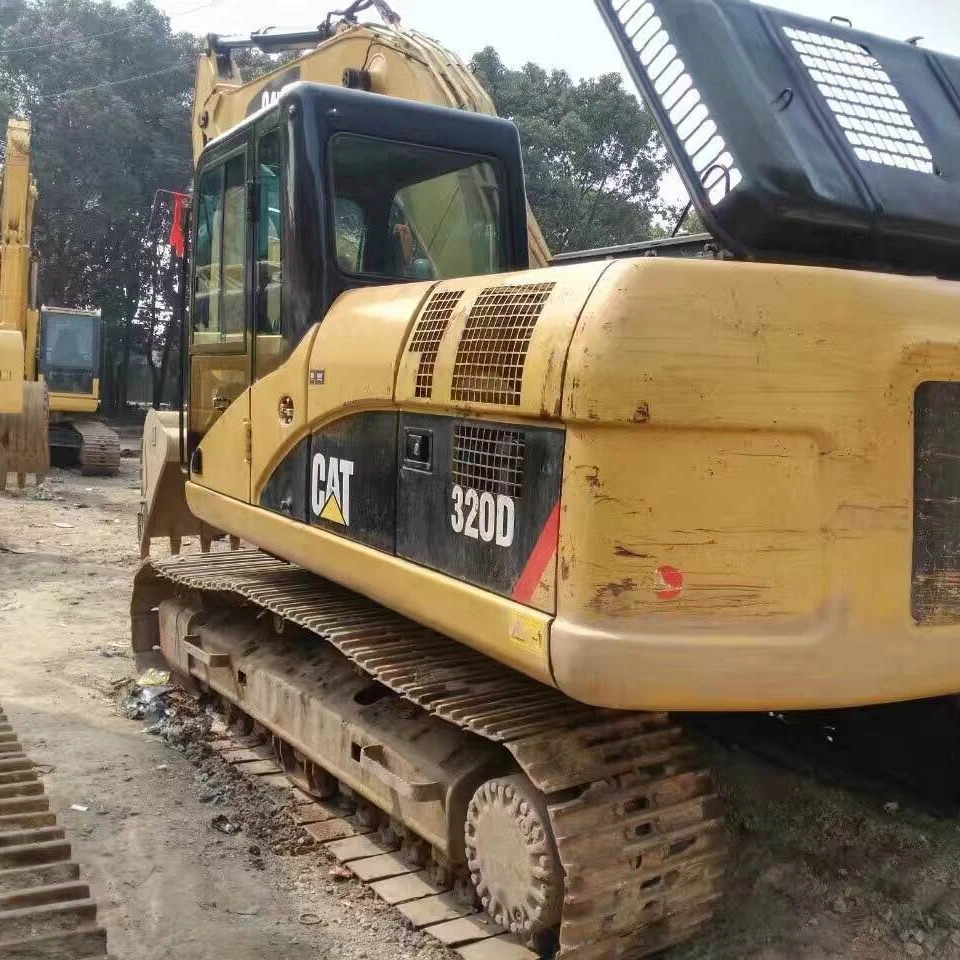 Tunnel bridge project use excavators second hand digging machine cat 320 Cheap for sale crawler digger excavator