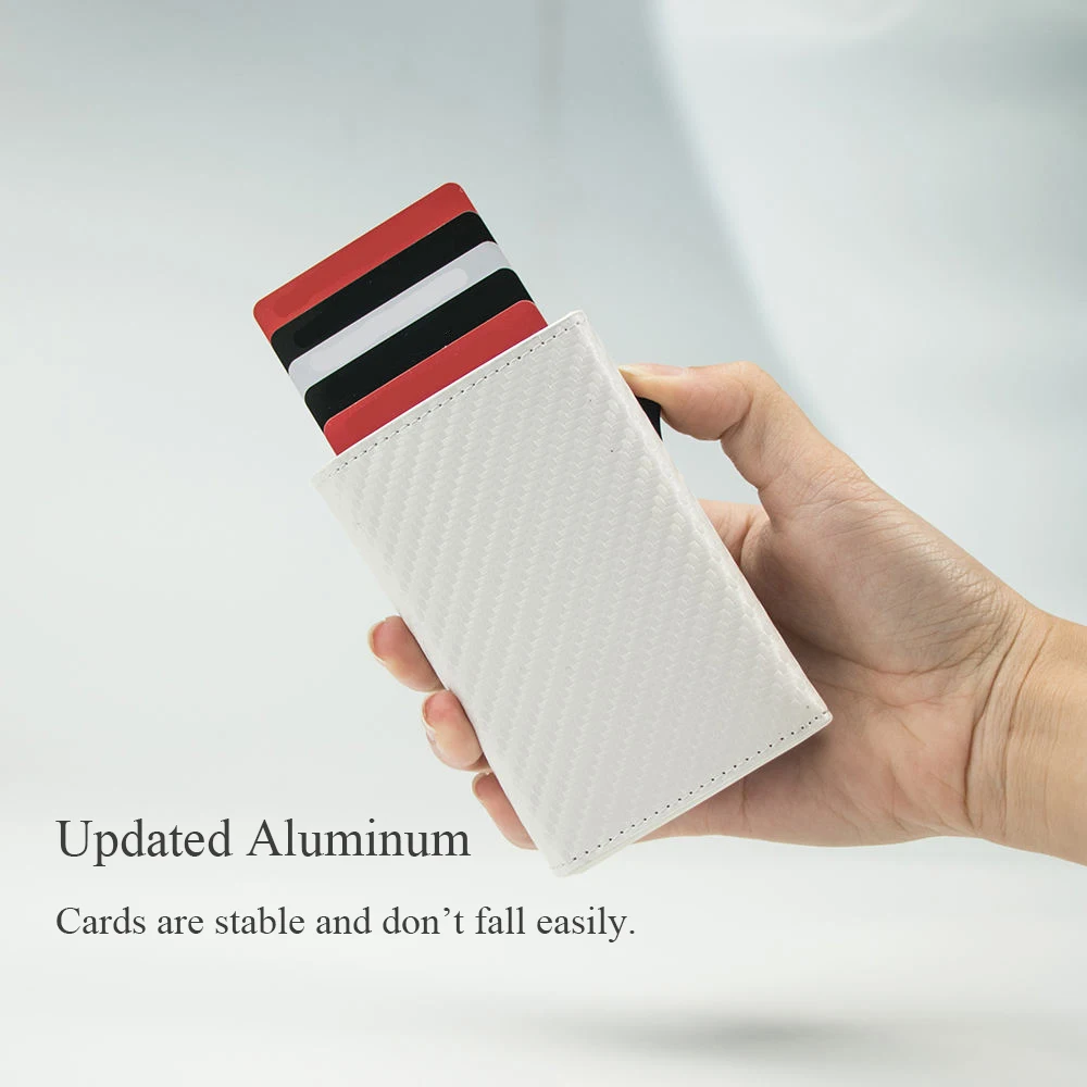 Tarjetero Card holder Wallet Billetera Inteligente Anti-theft Auto RFID Smart Card Holder for Men Carteras