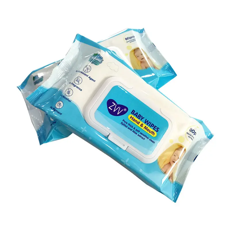 OEM, высокое качество, горячая Распродажа, влажные салфетки, детские салфетки, чувствительные одноразовые салфетки для чистки новорожденных, бесплатные образцы
