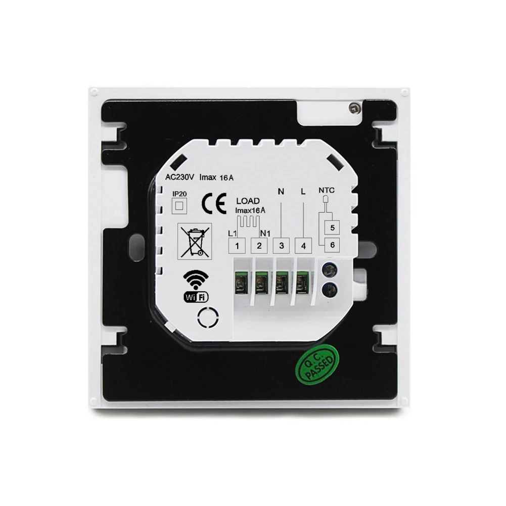 Telin AC829H 230VAC Water Gas Boiler Wifi Tuya Zigbee Thermostat Temperature Controller For Smart Home Floor Heating Thermostat