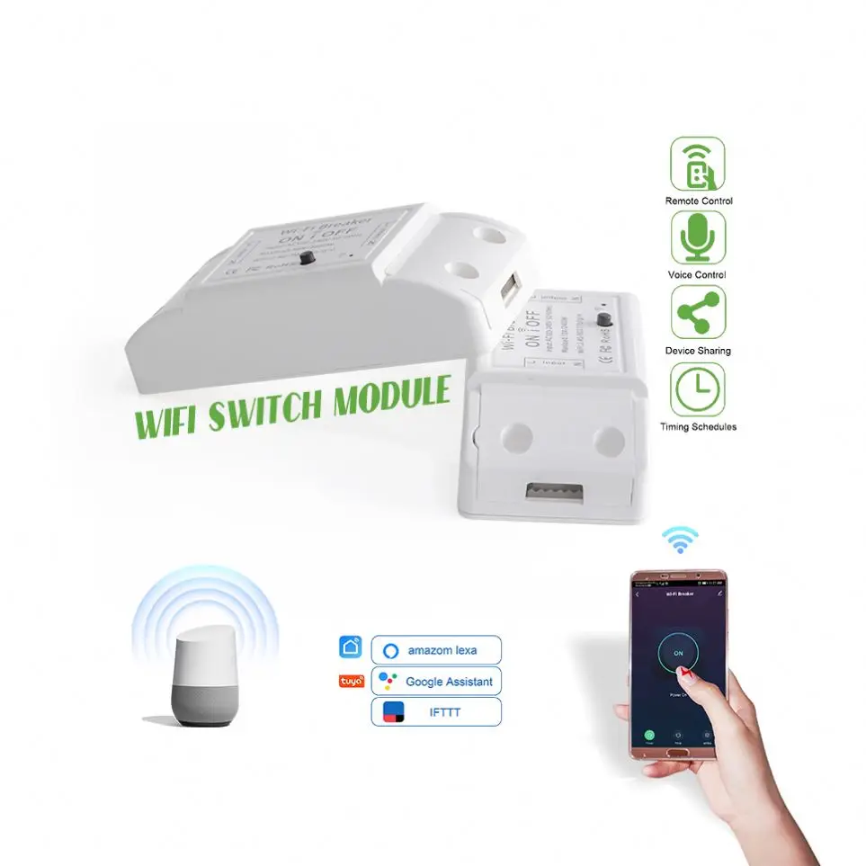 Новинка 2021, беспроводной мини-выключатель с дистанционным управлением, выключатель света, таймер, Wi-Fi переключатель управления