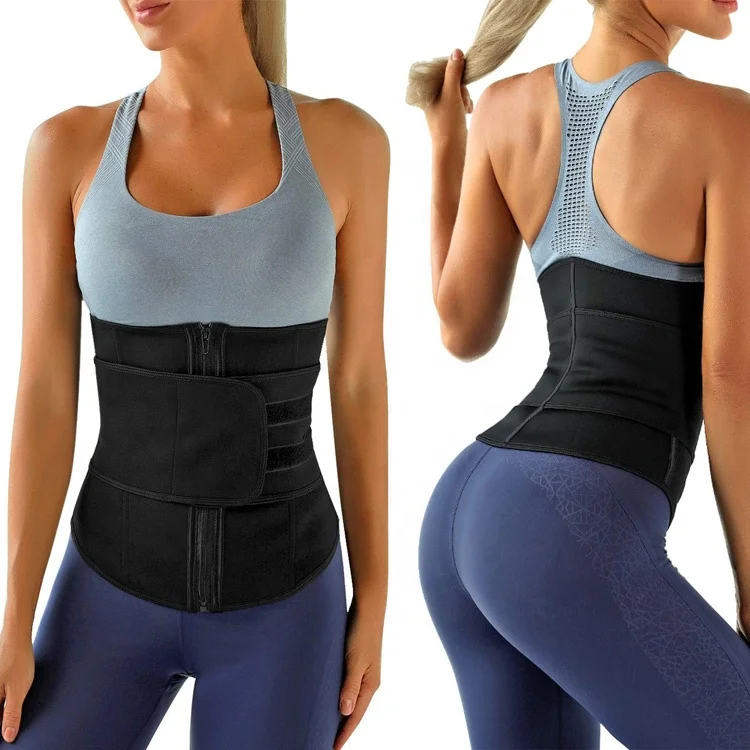 Plus Size Waist Trimmer Weight Loss Slimming Sauna Neoprene Waist Cincher Corset Shapewear Private Label Waist Trainer