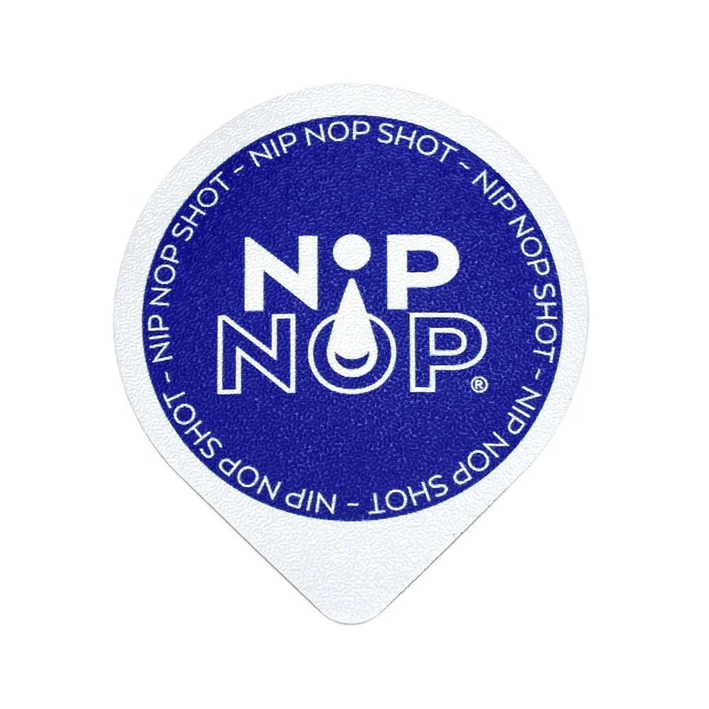 Luckytime Custom heat sealing laminated  die cut aluminium foil lid for cups