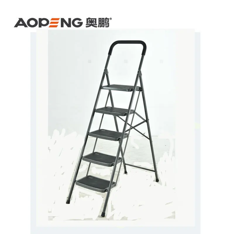 Aopeng Large step domestic steel ladder with GS AP-1104G