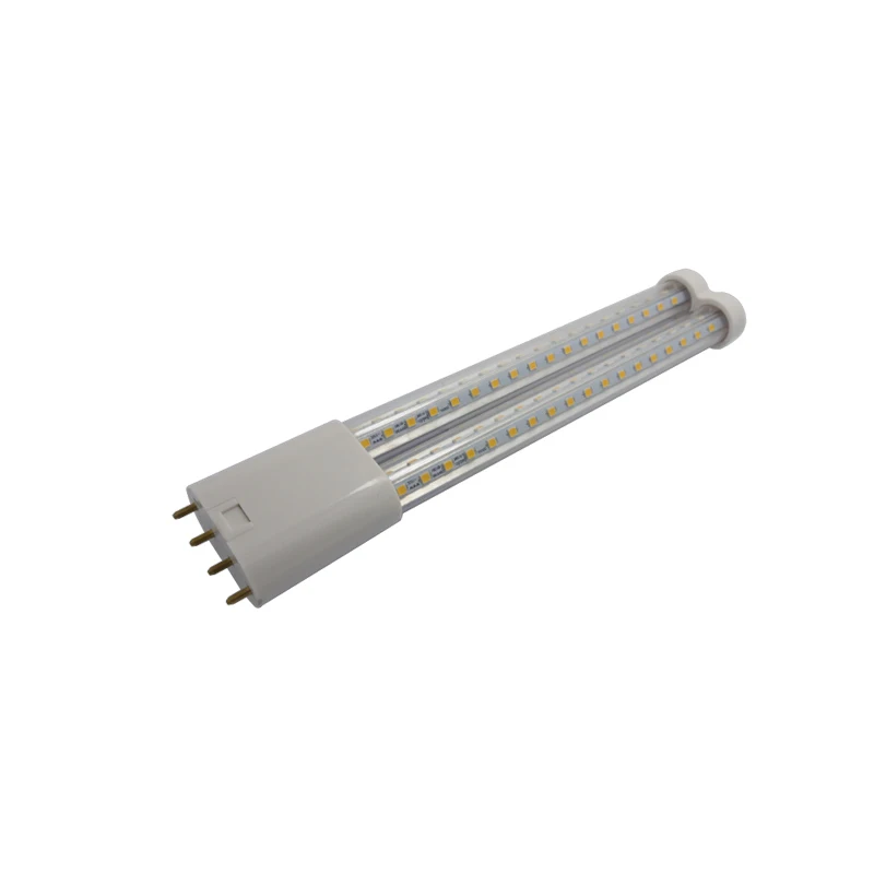 led tube 360degree 4 pin 2G11 base PLL lamp  MASTER milky and transparent PL-L/4P DULUX L PLL 9w 18w 23w led 2g11