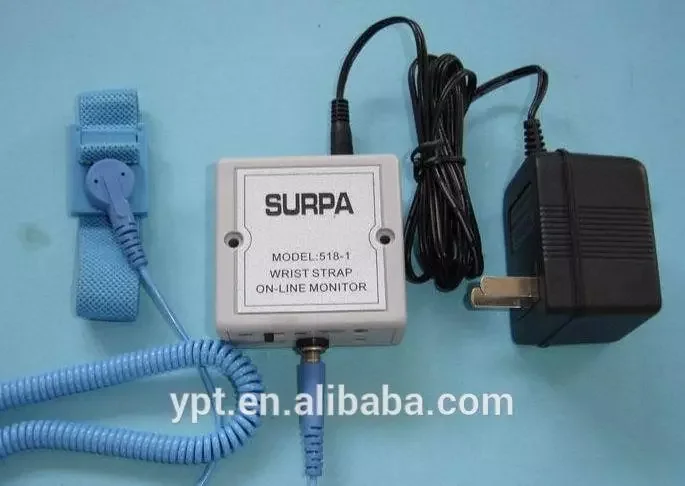 High Precision ESD Wrist Band On-line Tester /518-1  Antistatic Wrist Strap Monitor/wrist strap test equipment