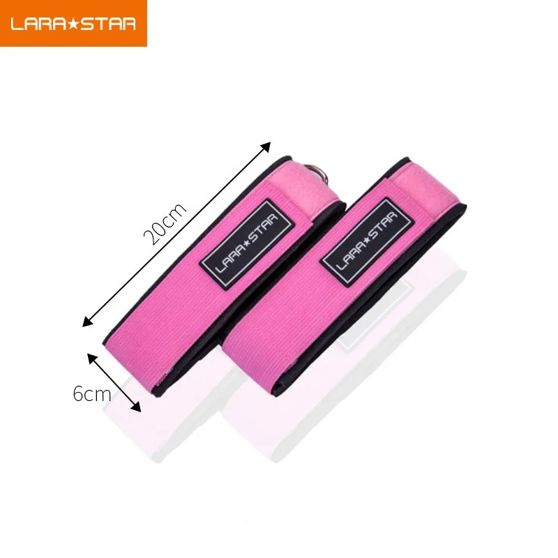 Ankle D-ring Strap Multi Gym Cable Attachment Thigh Leg Pulley Weight Lifting Pulley Strap Ankle Anchor Strap Belt Gym