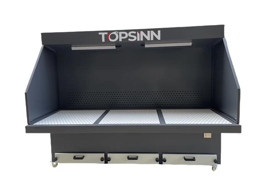 Factory Price Efficiency Grinding Polishing Sanding Use Downdraft Table Sanding Dust Collection Table