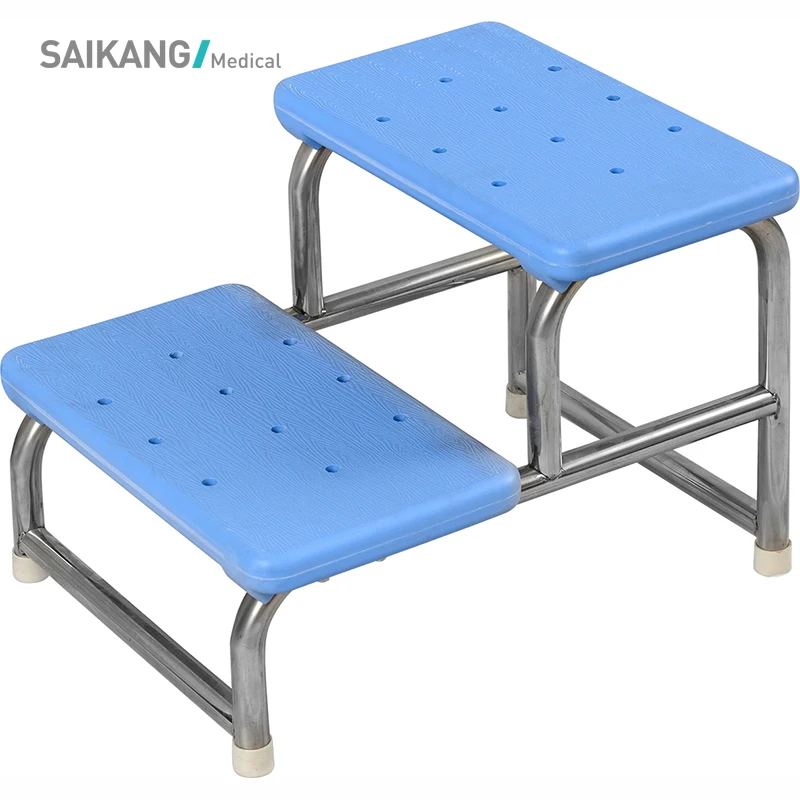 SKE020-1 Mobile Moveable Foot Kick Step Stool