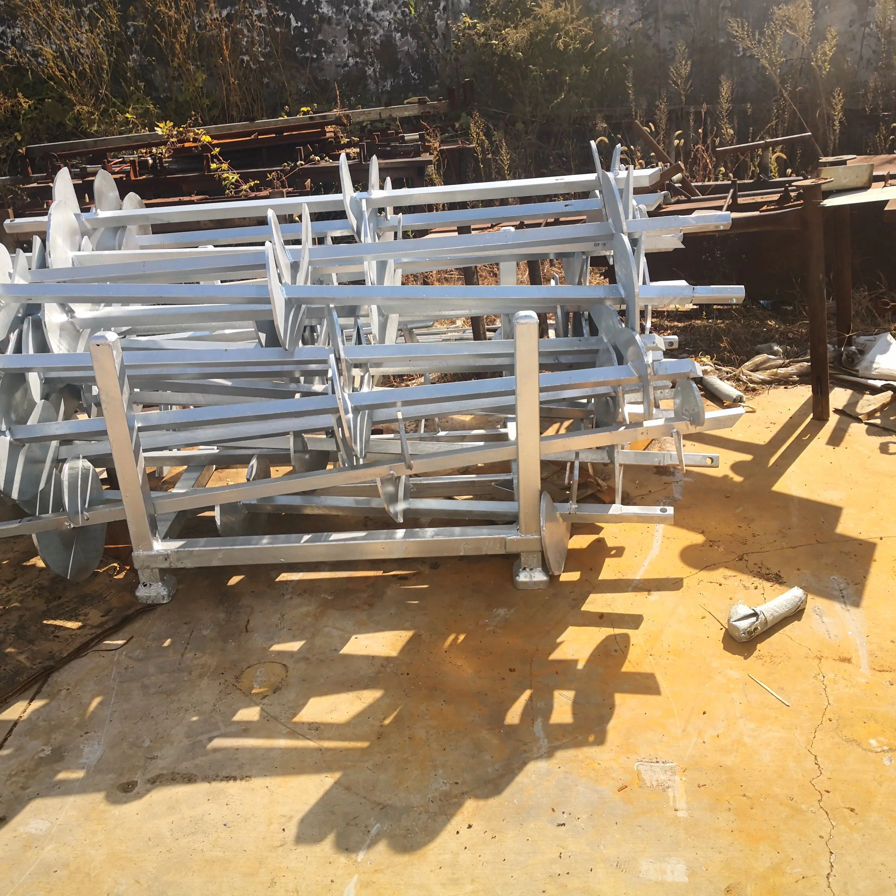 Hot Dipped Galvanized High quality Installation Ground Screw Foundation