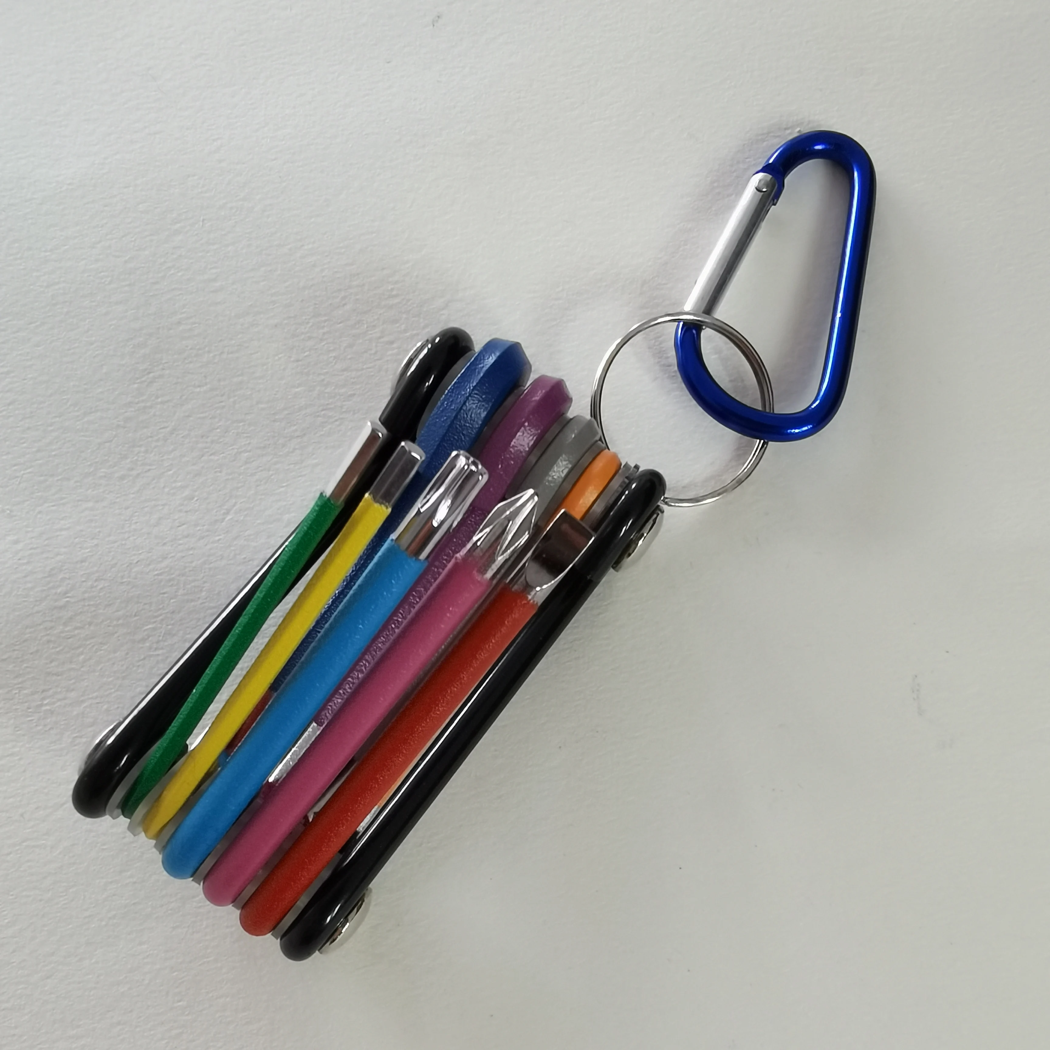 Mini folding hexagon wrench 9PC Portable Key Hex Wrench Set Repair Hand Tool