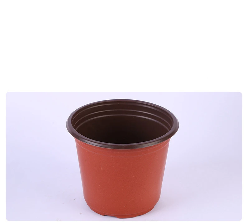 Nursery wholesale Indoor Healthy Root Seeds Grow rust Transplant mini home round flower plastic garden pots for sale