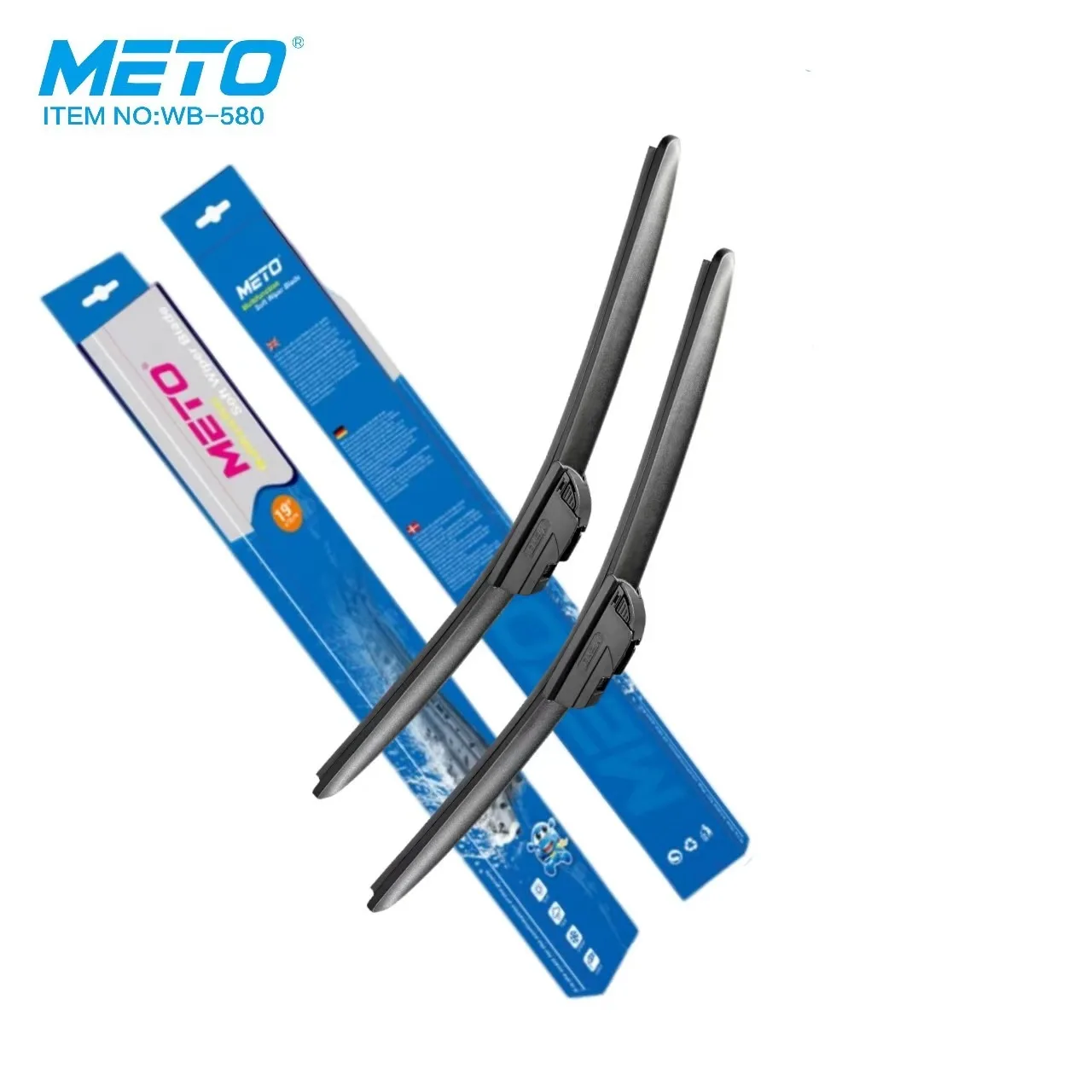 Flat Banana Car Rubber Strip Windscreen Restorer Wholesale Wiper Blade For Mitsubishi Lancer Evolution 1994-1994 24+17