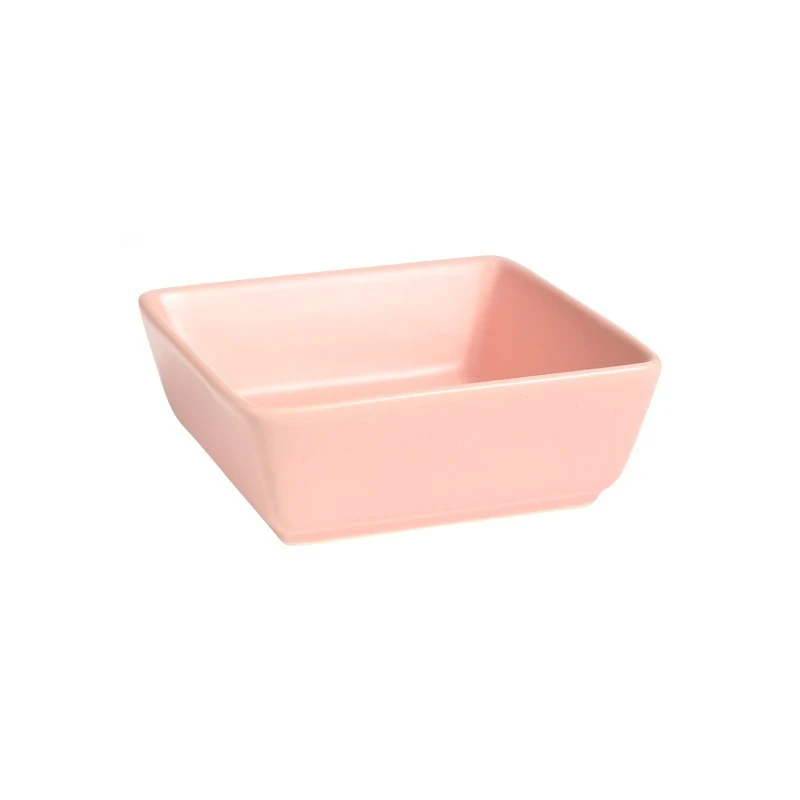 
Ceramic plate drop glaze square ceramic flavor dish solid color household ceramic pickle tableware set has a variety of colors 