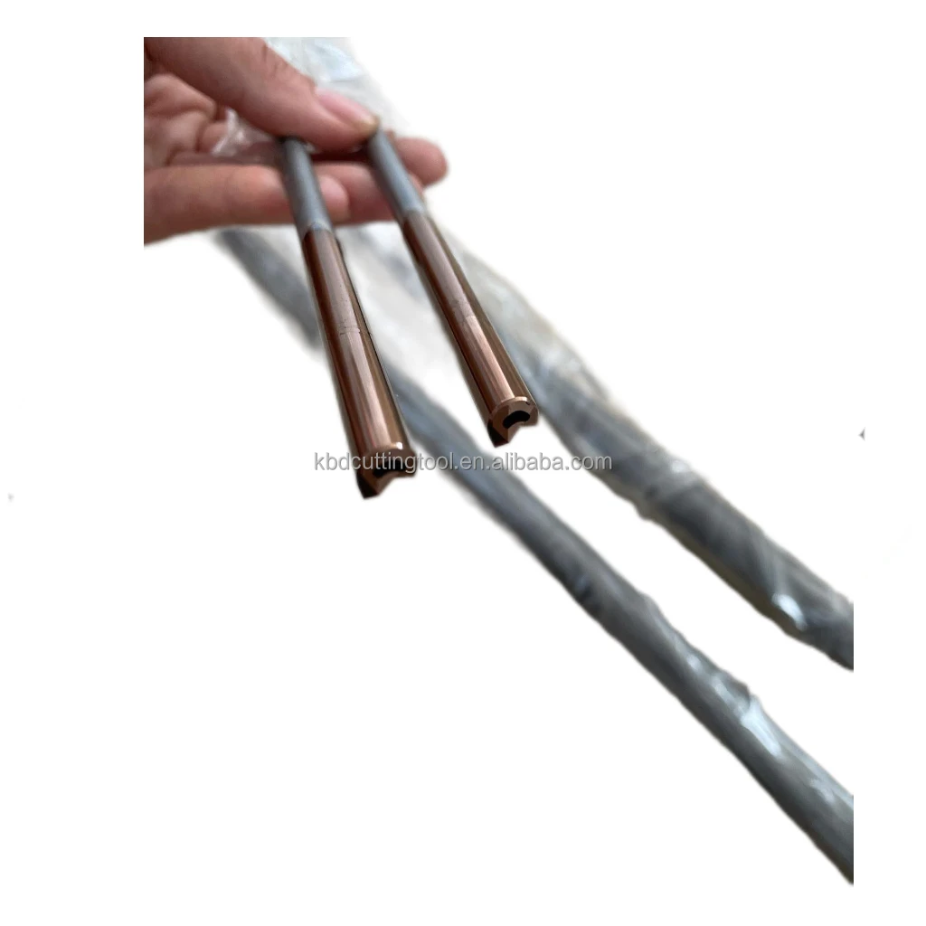 High-Precision Carbide Insert Gun Drill Super Long up to 4000mm for Steel and Stainless Steel Application
